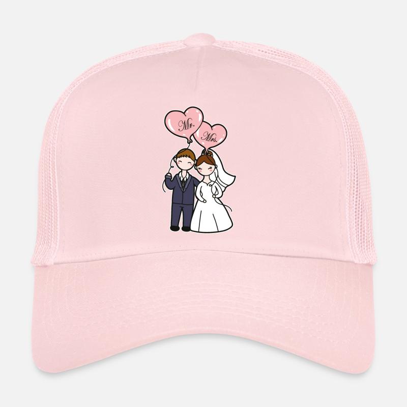 Wedding couple Trucker Cap