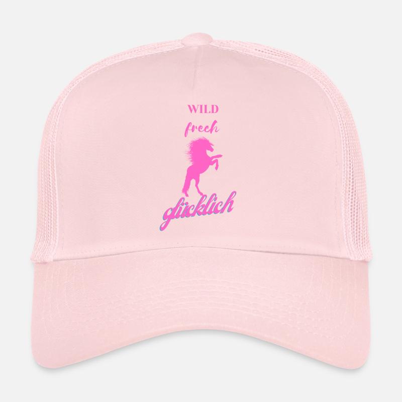 wild cheeky happy Trucker Cap