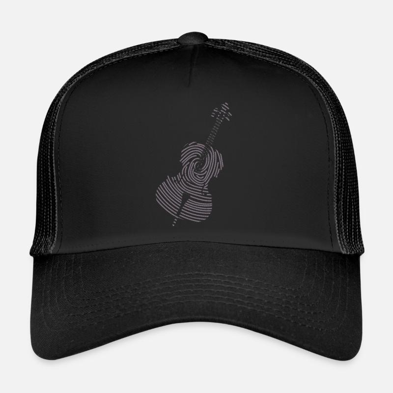 Musique classique Violoncelle - Casquette trucker  - noir/noir