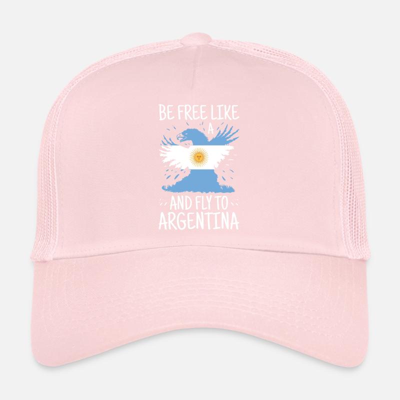 Argentine Drapeau Amérique du Sud Drapeau argentin Casquette trucker 