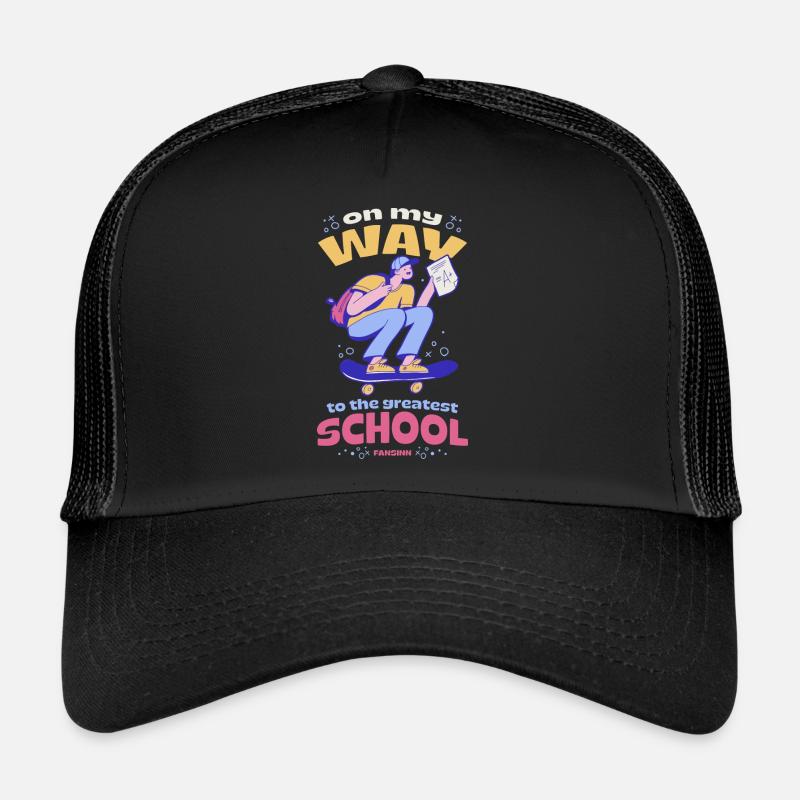 sur le chemin de la meilleure école Casquette trucker 