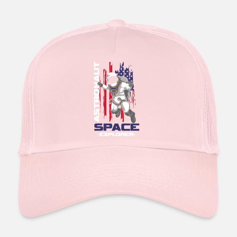 Astronaut Spacesuit Rocket Trucker Cap