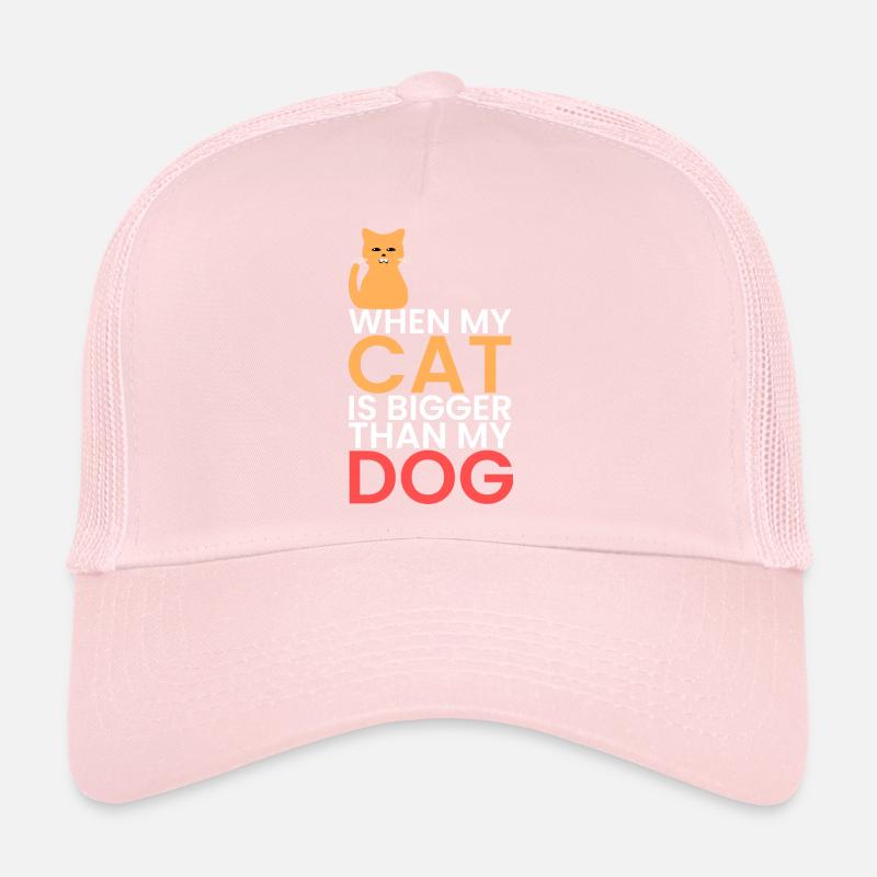 mon chat est plus gros que les chiens Casquette trucker 