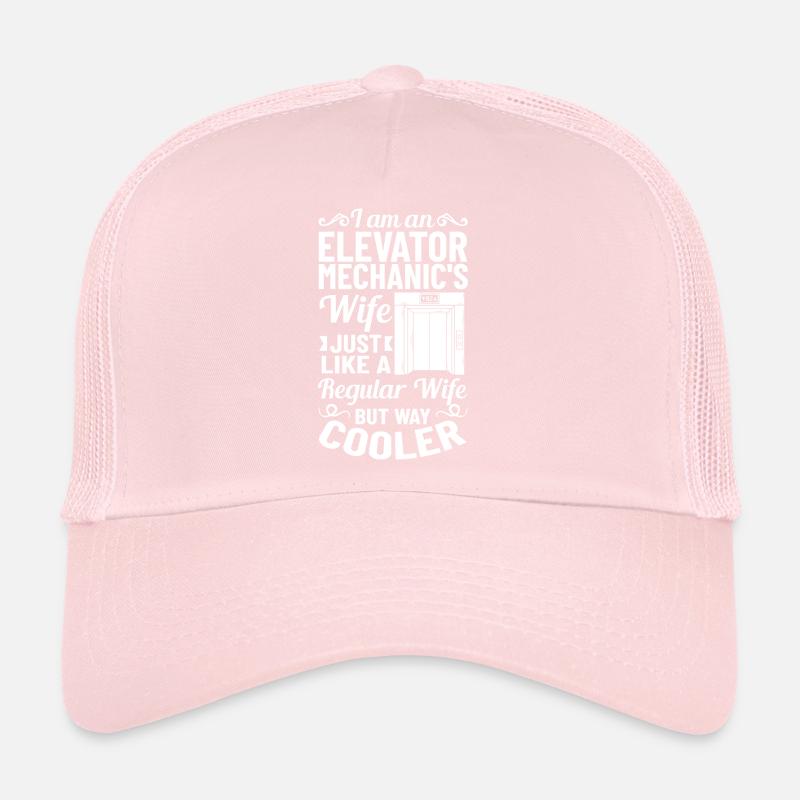 Elevator Elevator System Technician Woman Elevator Elevator Trucker Cap