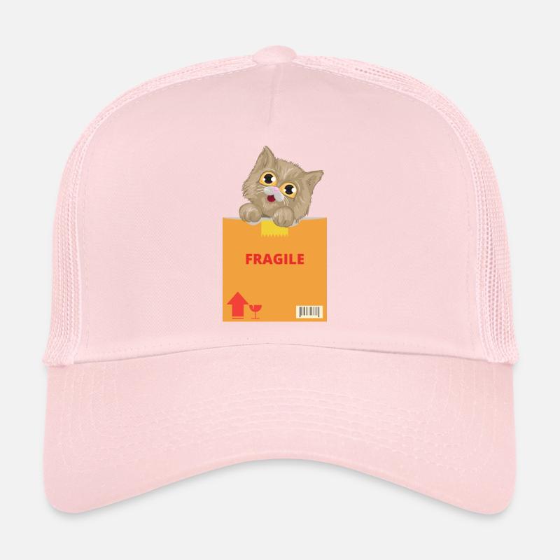 Fragile cat Casquette trucker 