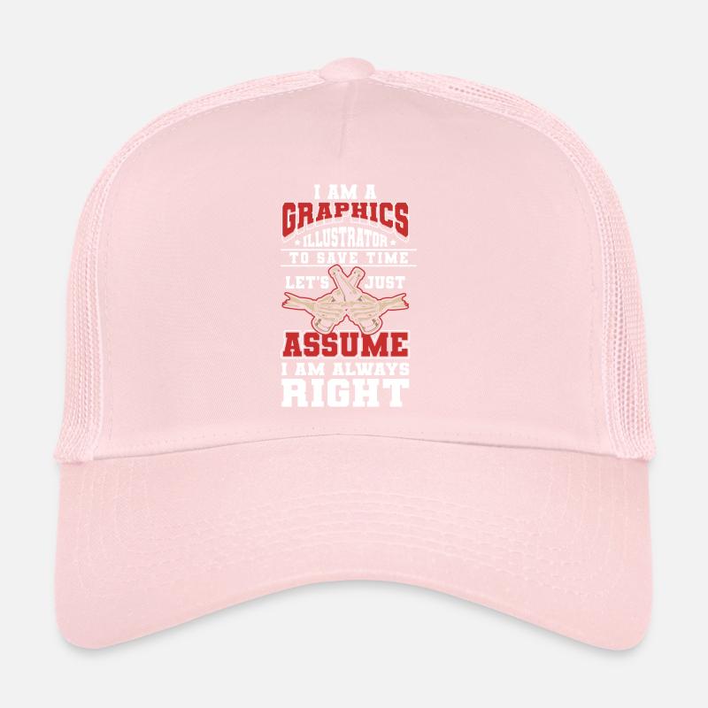 Designer Designer Dessin Casquette trucker 