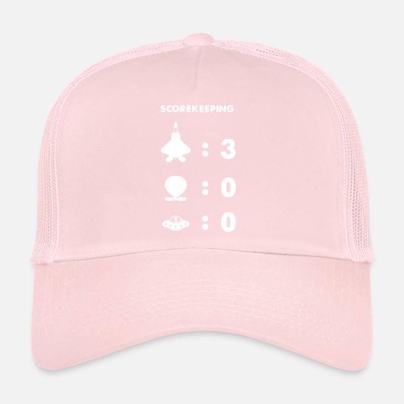 Avion de chasse à réaction de notation, ballon espion, Casquette trucker 