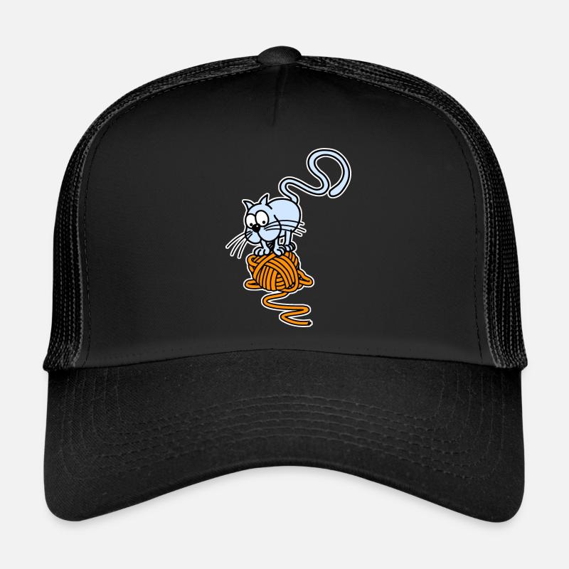 Cat ball - Trucker Cap - black/black