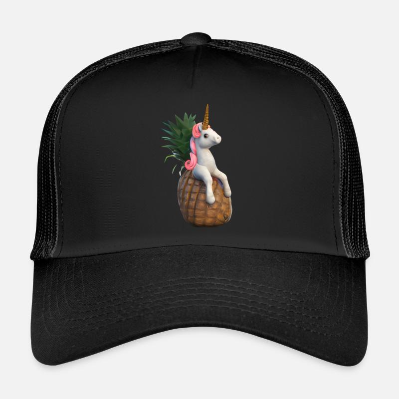 Ananas Einhorn - Tropisches Einhorn Trucker Cap