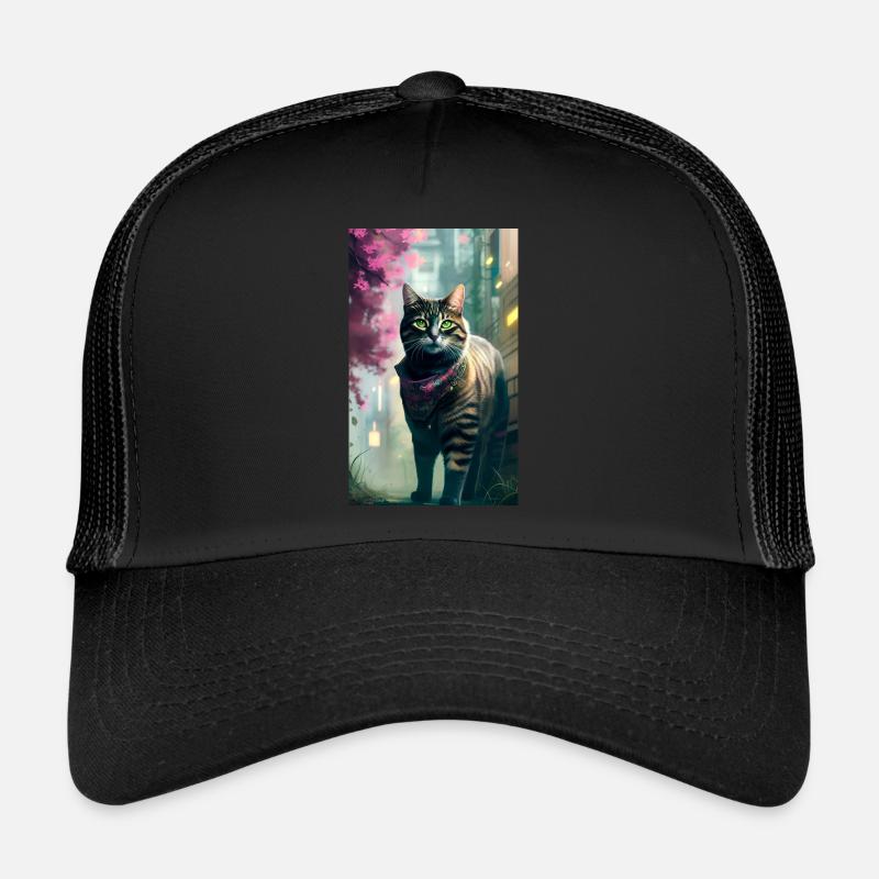 Inländisches kurzhaariges Katzenleben Trucker Cap