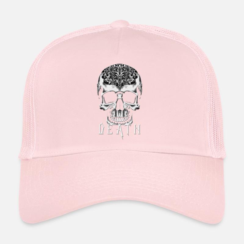 Crâne Casquette trucker 