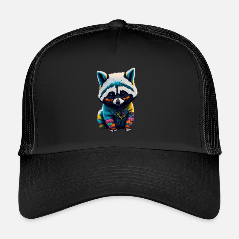 Racoon 4 Trucker Cap