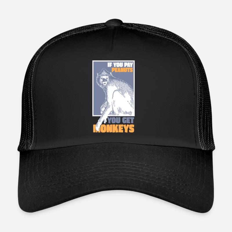 Singes pour cacahuètes Casquette trucker 
