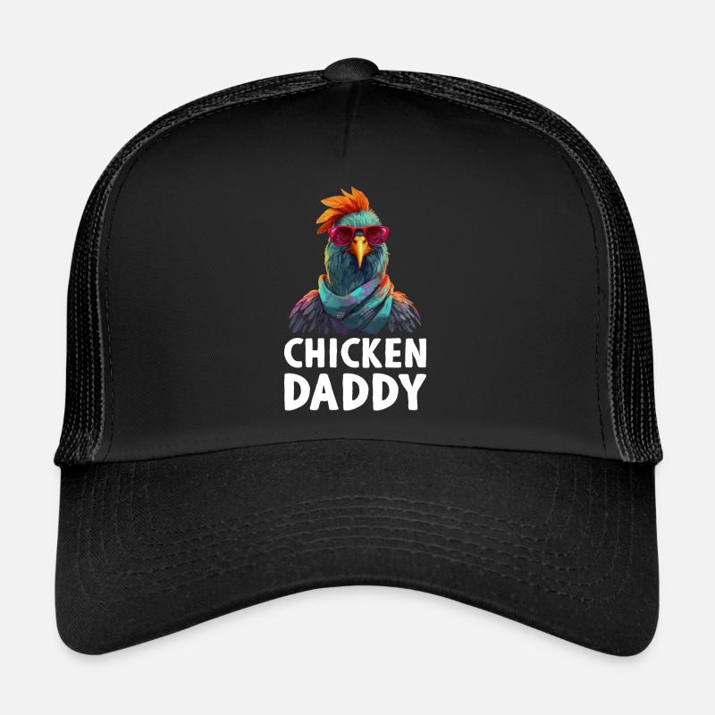 Chicken Daddy Chicken Farmer Farmer Rooster Rooster Trucker Cap