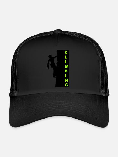 Escalade - Casquette trucker  - noir/noir - Devant