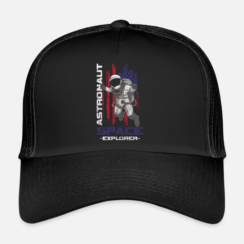 Astronaute Spaceflight Weightless Galaxy Casquette trucker 
