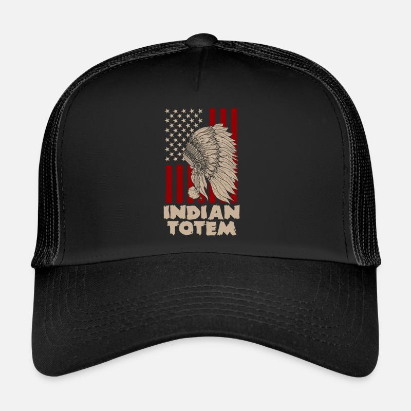 Totem feather headdress Trucker Cap
