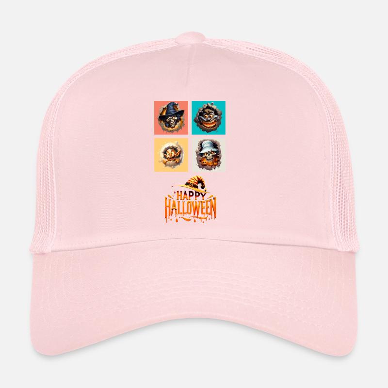 Libérez-vous : Quad d’Halloween dynamique sur des t-shirts haut de gamme Casquette trucker 