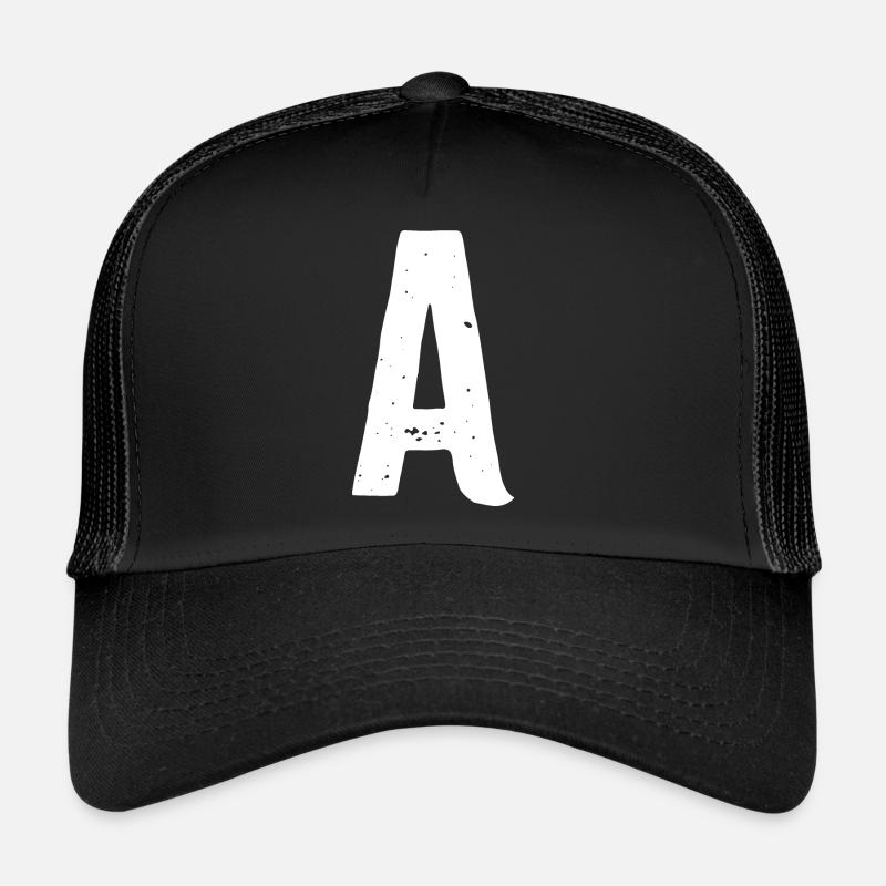 Une lettre Casquette trucker 