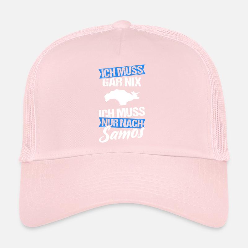 Samos Grèce Vacances Vacances D’été Soleil Urlau Casquette trucker 