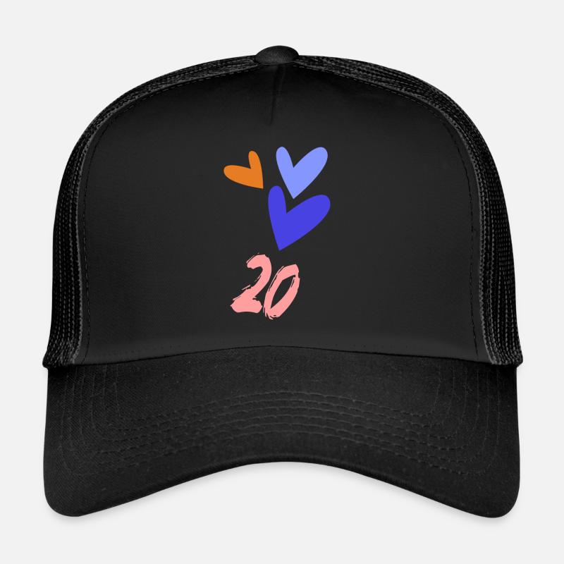 20. 20 YEARS. 20th ANNIVERSARY. 20TH ANNIVERSARY. Trucker Cap