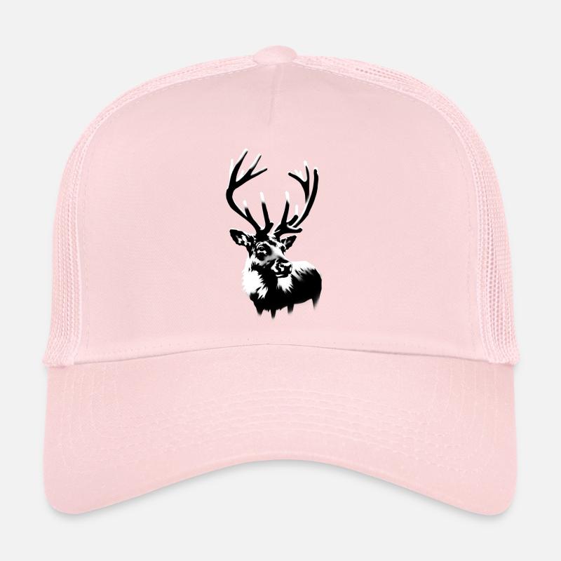 Course Animal Renne Noël Moche Noël Casquette trucker 