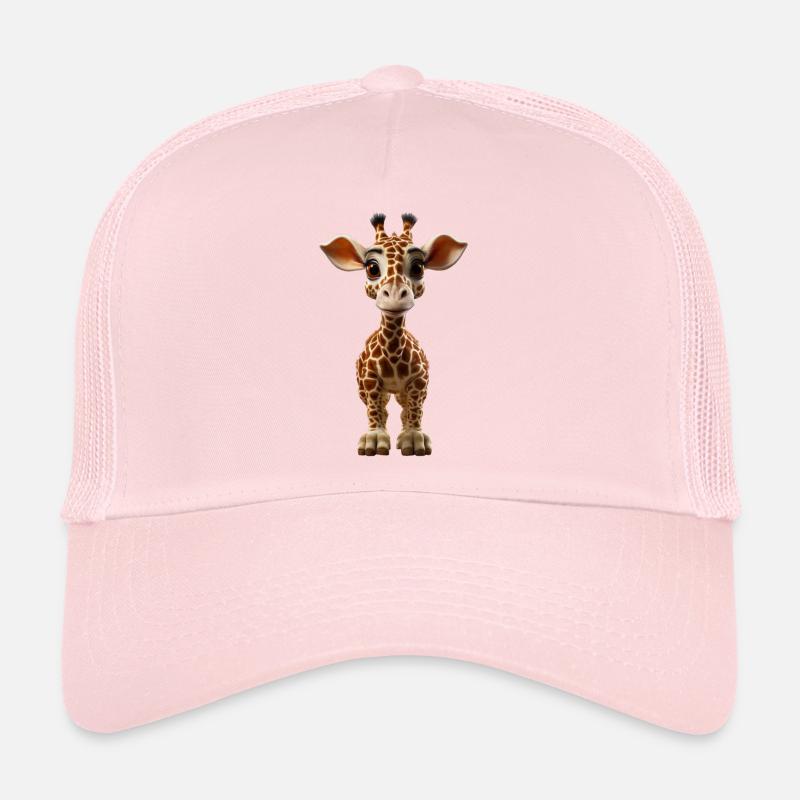 Funny Baby Giraffe Trucker Cap
