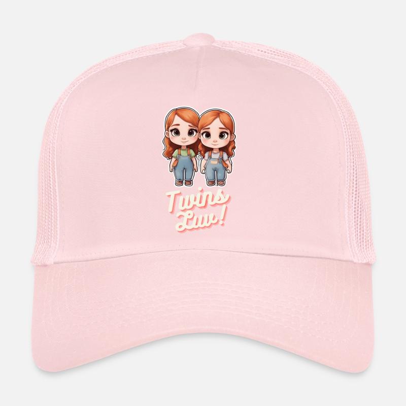 Twins Luv' illustration Casquette trucker 