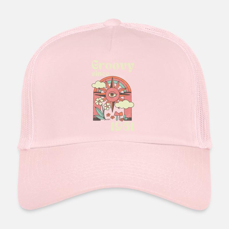 Groovy depuis 1961 avec des graphismes rétro Casquette trucker 