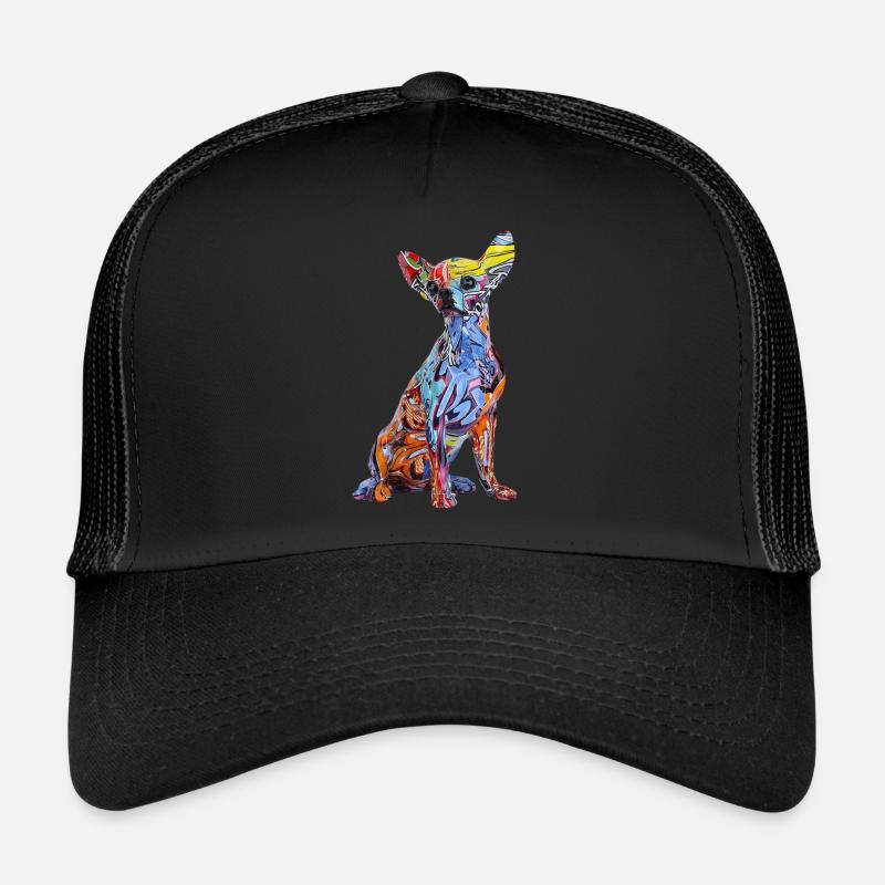 Hund Graffiti - Trucker Cap - Schwarz/Schwarz