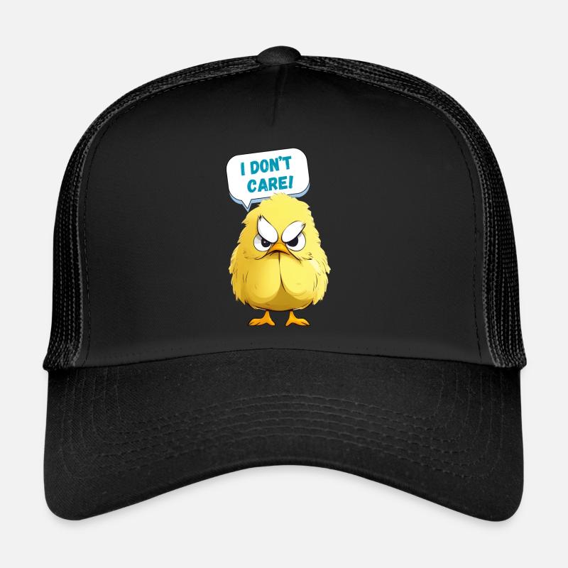 Grumpy Chicken - Je m’en fous Casquette trucker 