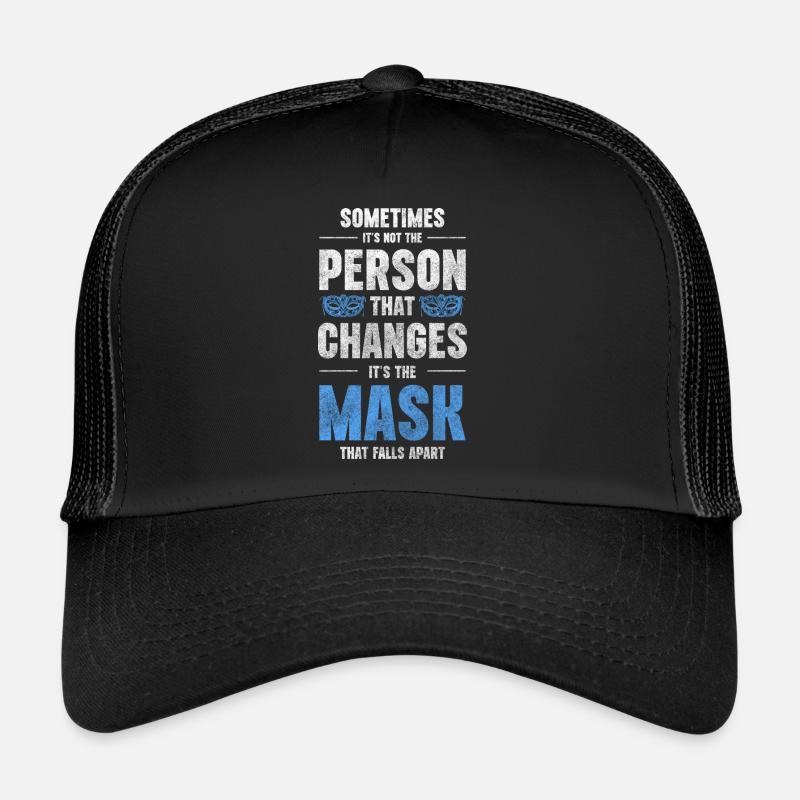 Masquerade Ball Costume Unknown Protection Trucker Cap