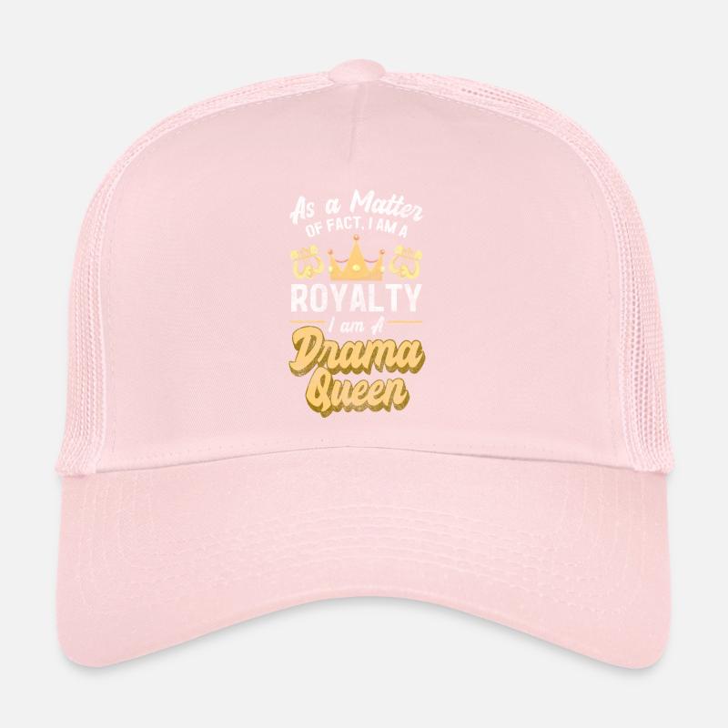 Krone Schauspiel Weiblich Ärgern Trucker Cap