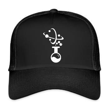 Neurons Chemistry Science Periodic Table Laboratory - Trucker Cap - black/black - Front