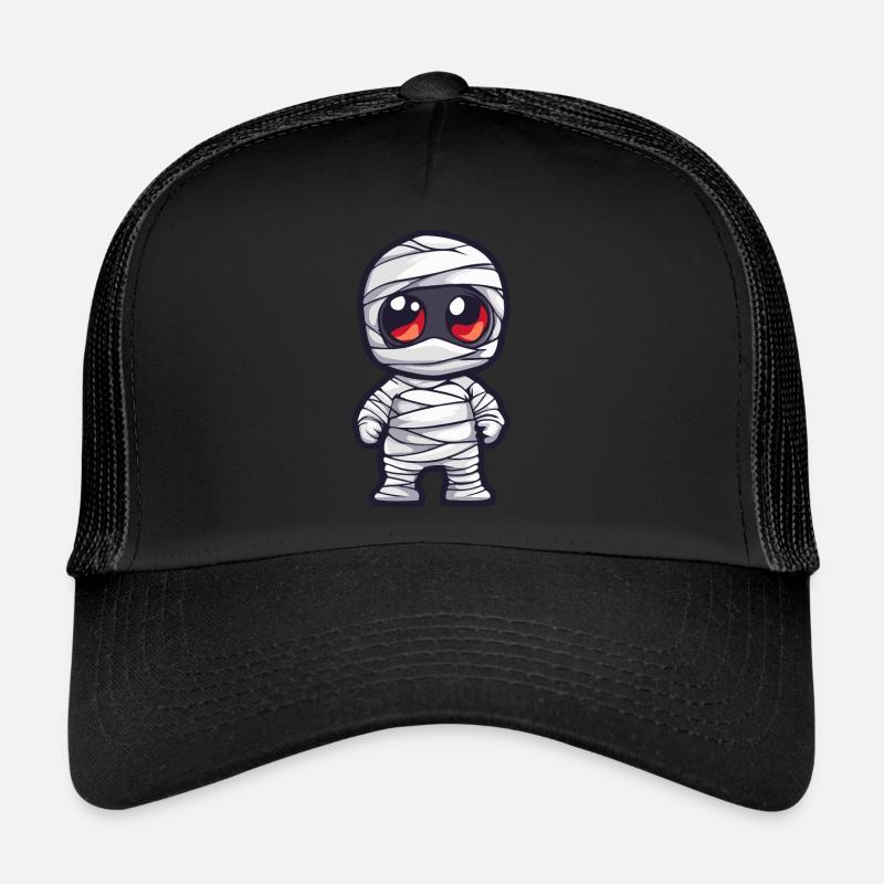 Mummy Halloween Cute Comic Trucker Cap
