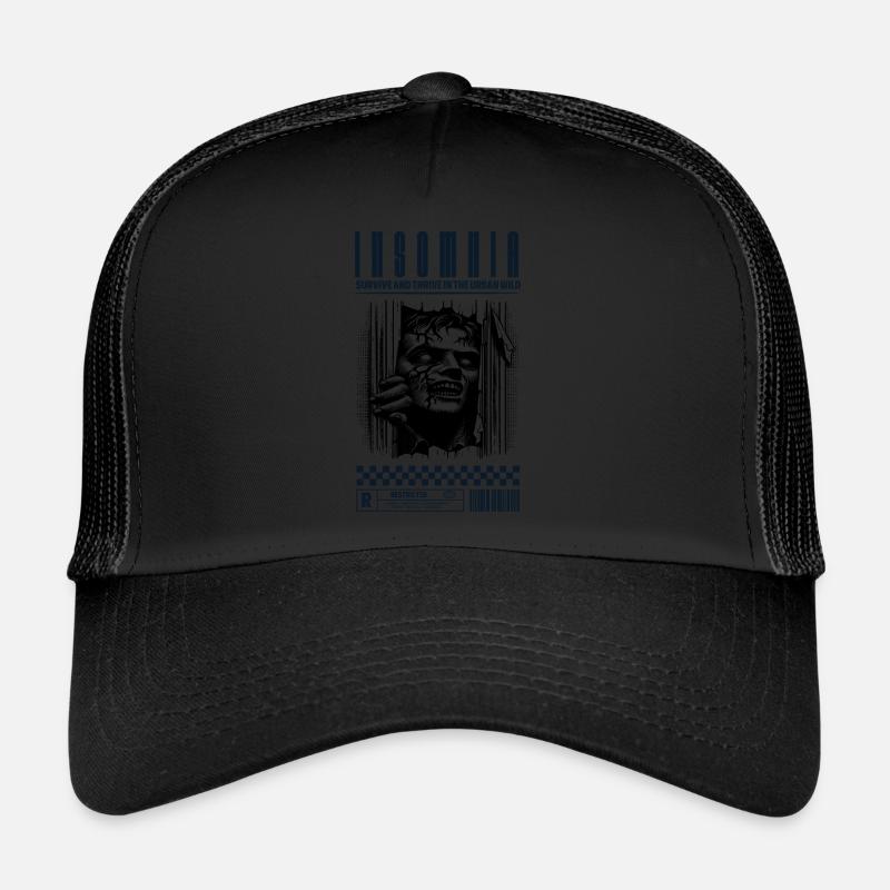 Insomnie Zombie Sleepless Streetware Casquette trucker 