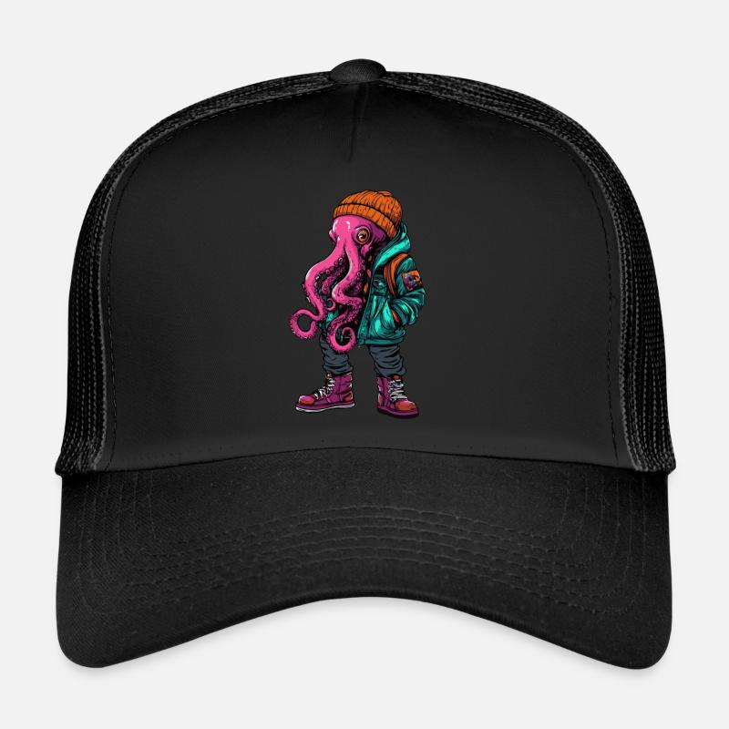 Octopus Mode Hiver Casquette trucker 