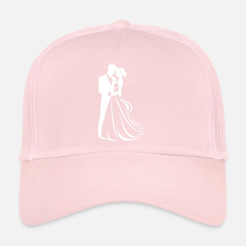 Bride and groom Bride Groom Trucker Cap