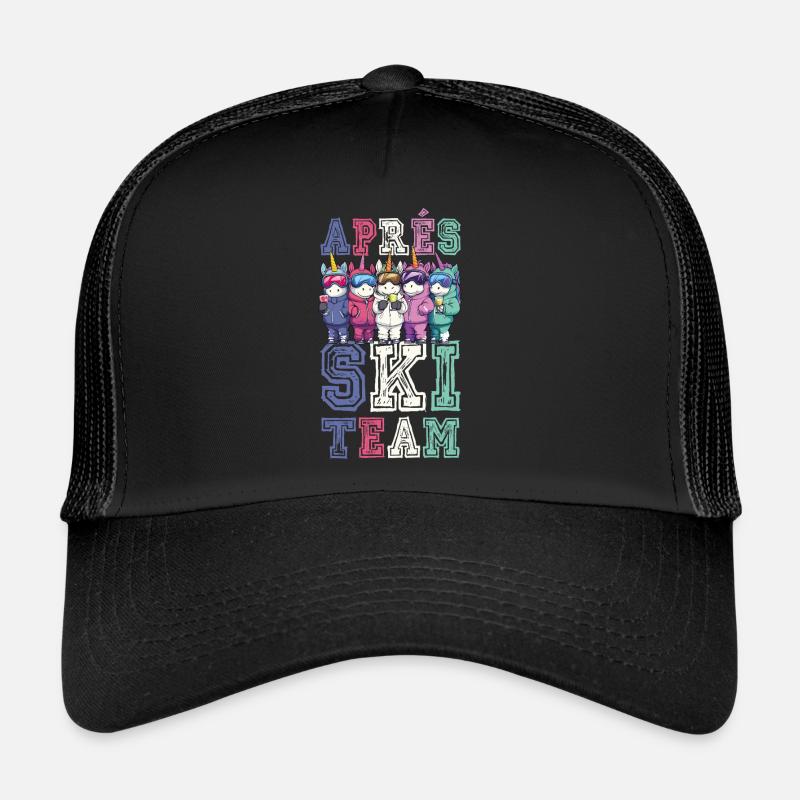 Après-ski Team Licorne Funny Casquette trucker 