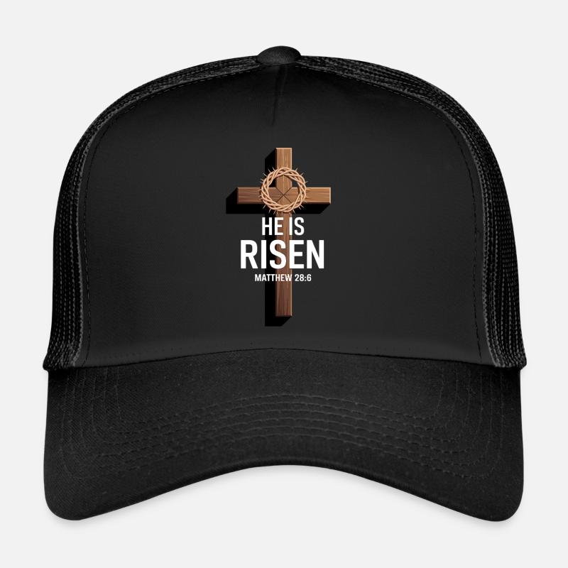 Christian message He rose from the dead Trucker Cap
