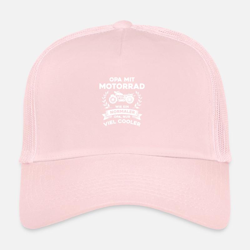 Opa mit Motorrad- nur cooler Trucker Cap