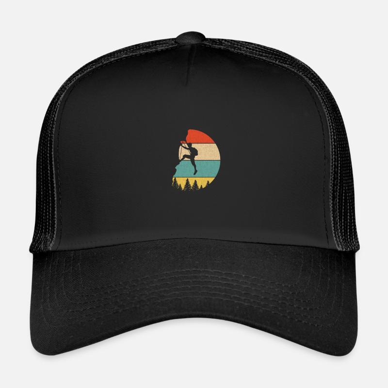Retro Vintage Klettern - Bergsteigen Trucker Cap