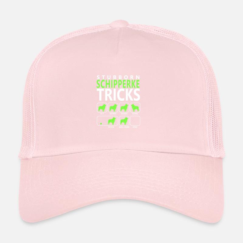 Stubborn Schipperke Tricks Trucker Cap
