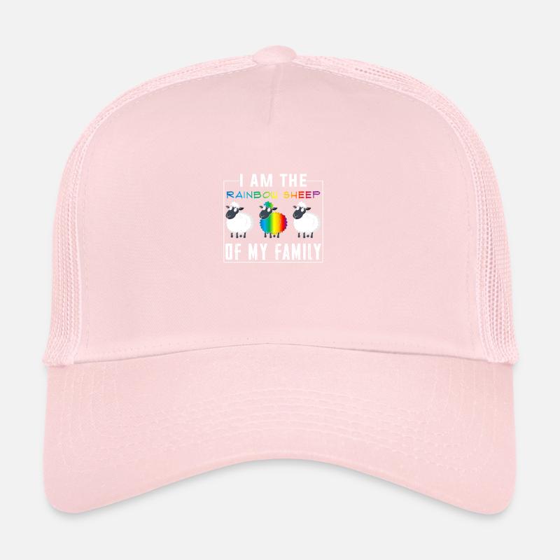 Couleurs arc-en-ciel de moutons CSD Casquette trucker 
