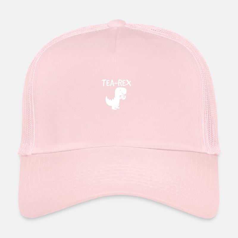 Tea-Rex design drinking Tyrannosaurus dinosaur Trucker Cap