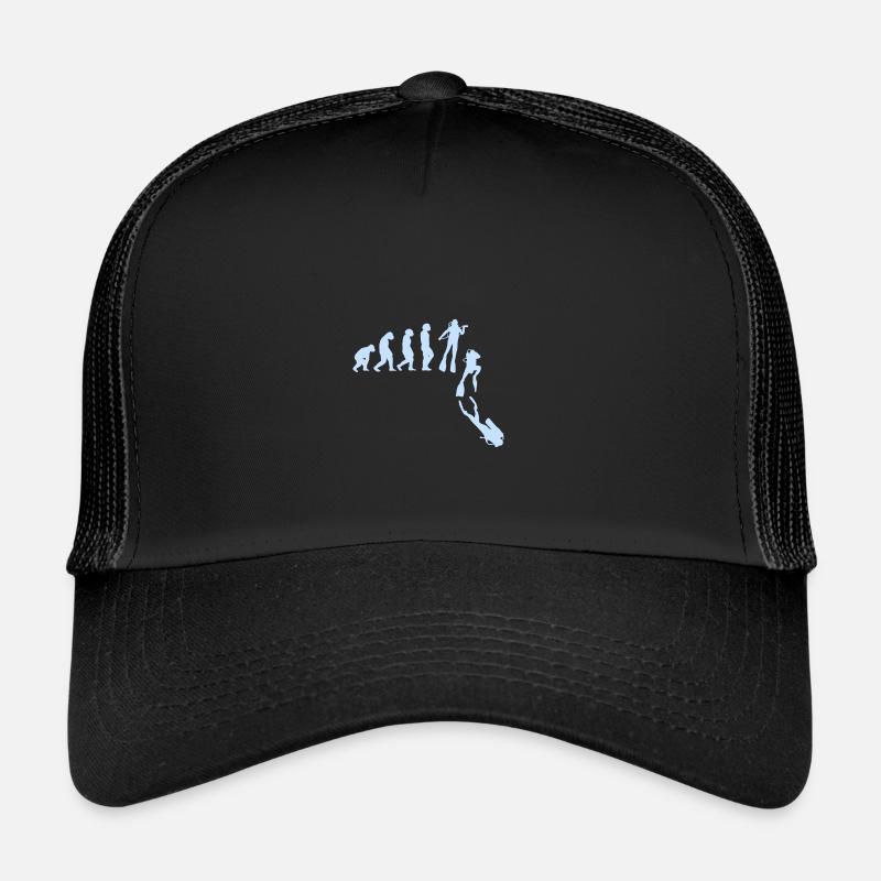 Scuba diver diver - Trucker Cap - black/black