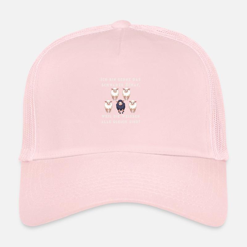 Ich bin gerne das schwarze Schaf Trucker Cap