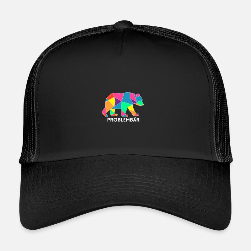 Problembär Bär Problem Geschenk Krawallmacher Trucker Cap