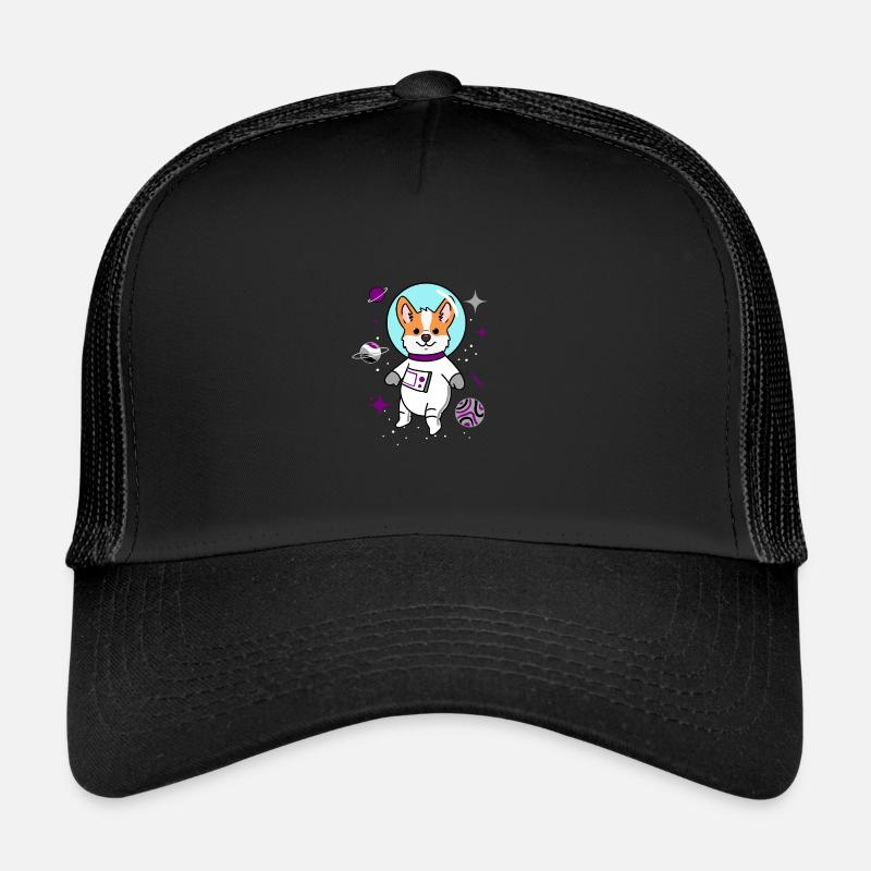 Corgi asexué dans Space Ace Pride Casquette trucker 