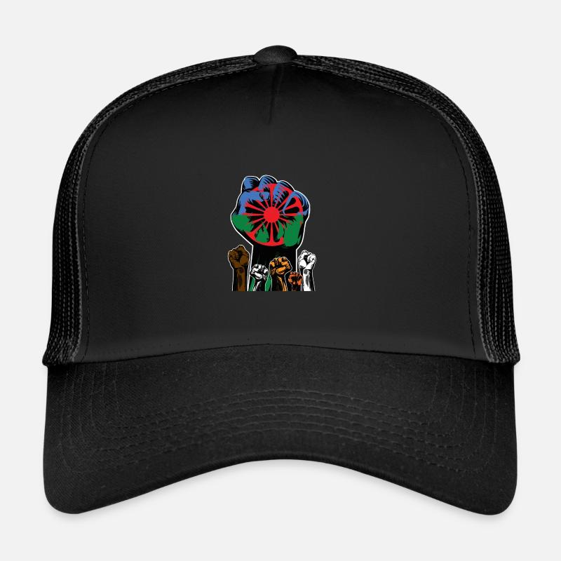 ROMA REVOLUTION - Trucker Cap - Schwarz/Schwarz